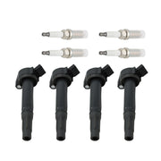 DURAFORCE 4PCS Ignition Coil & Spark Plug Set for Toyota Camry RAV4 Avalon L4 2.5L US
