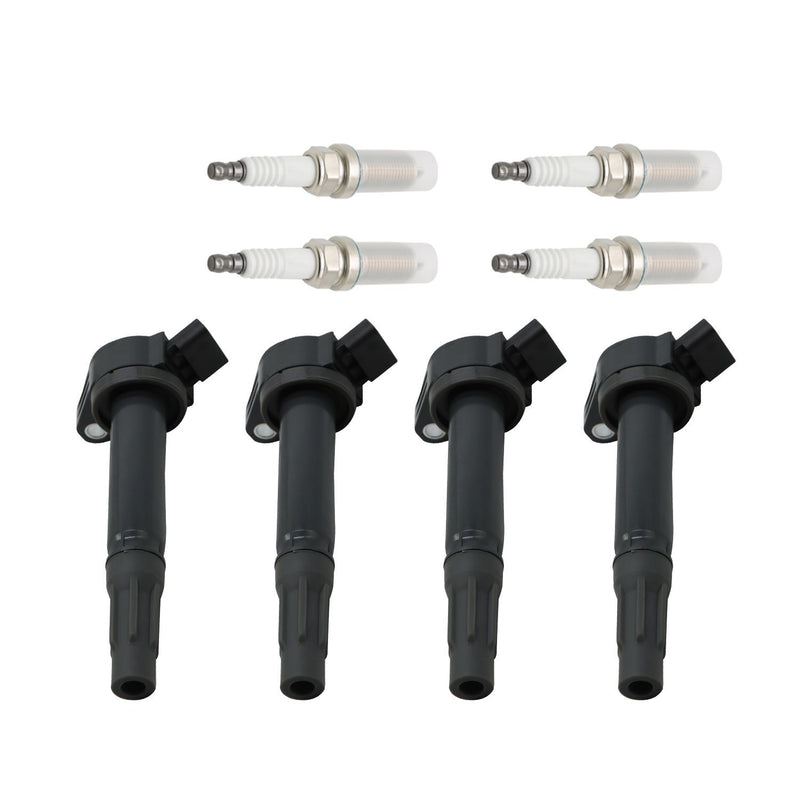 DURAFORCE 4PCS Ignition Coil & Spark Plug Set for Toyota Camry RAV4 Avalon L4 2.5L US