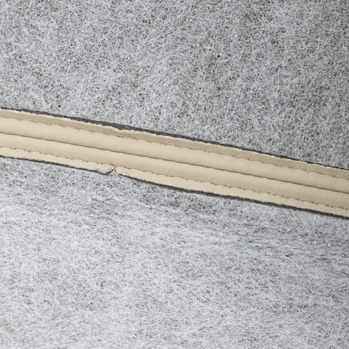 DURAFORCE 6Pcs Front Leather Seat Covers Light Tan for 2003-2006 Chevy Tahoe GMC Yukon