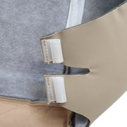 DURAFORCE 6Pcs Front Leather Seat Covers Light Tan for 2003-2006 Chevy Tahoe GMC Yukon