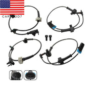 DURAFORCE 4x Front & Rear ABS Wheel Speed Sensors for Chevy Silverado & GMC Sierra 1500
