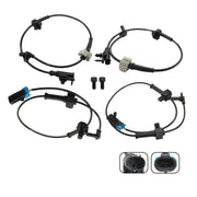 DURAFORCE 4x Front & Rear ABS Wheel Speed Sensors for Chevy Silverado & GMC Sierra 1500