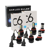 DURAFORCE 6000K Toyota Camry H11+9005 LED Headlight & Fog Light Bulbs Kit High/Low Beam