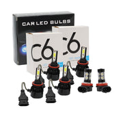 DURAFORCE 6000K Toyota Camry H11+9005 LED Headlight & Fog Light Bulbs Kit High/Low Beam