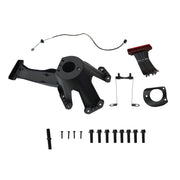 DURAFORCE Spare Tire Carrier Mount Bracket for 07-18 Jeep Wrangler JK 3rd Brake Light