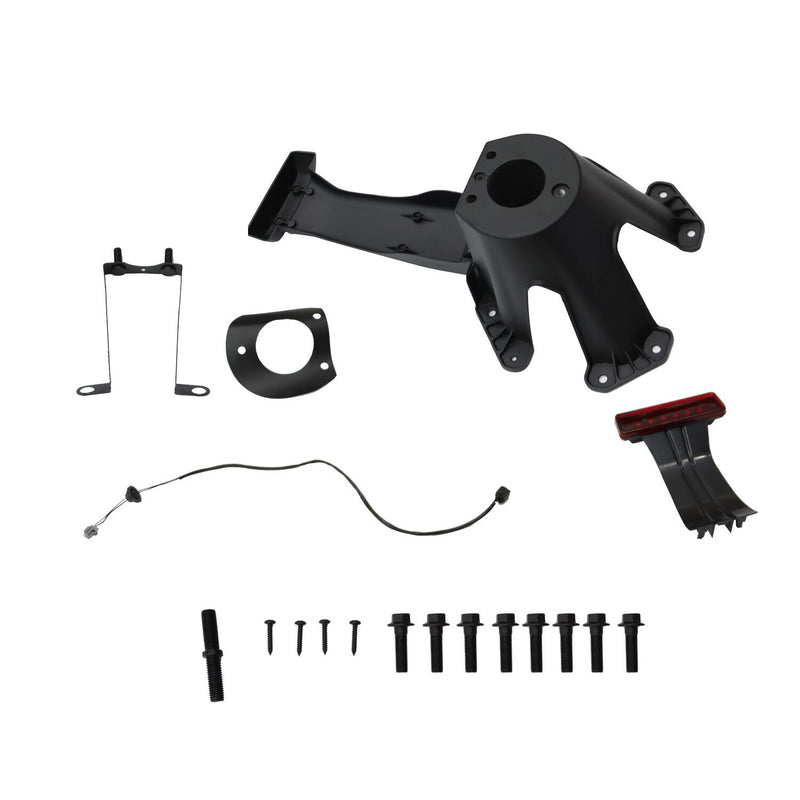 DURAFORCE Spare Tire Carrier Mount Bracket for 07-18 Jeep Wrangler JK 3rd Brake Light