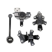 DURAFORCE 4PCS Engine & Transmission Mounts for Mitsubishi Mirage G4 2014-2022 1.2L