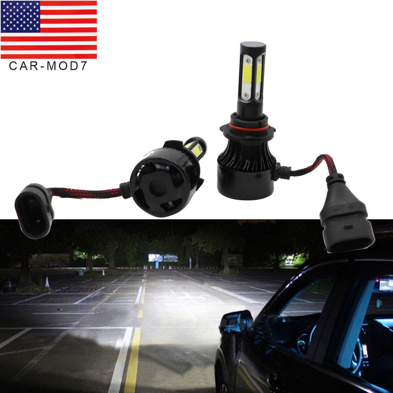 DURAFORCE 9012 HIR2 LED Headlight Bulb Kit 6000K Super Bright White High Low Beam