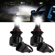 DURAFORCE 9012 HIR2 LED Headlight Bulb Kit 6000K Super Bright White High Low Beam