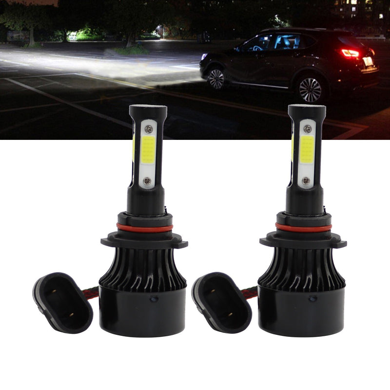 DURAFORCE 9012 HIR2 LED Headlight Bulb Kit 6000K Super Bright White High Low Beam