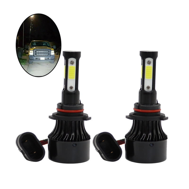 DURAFORCE 9012 HIR2 LED Headlight Bulb Kit 6000K Super Bright White High Low Beam
