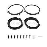 DURAFORCE 7" Headlight Mount Bracket Ring Set for 2007-2018 Jeep Wrangler JK