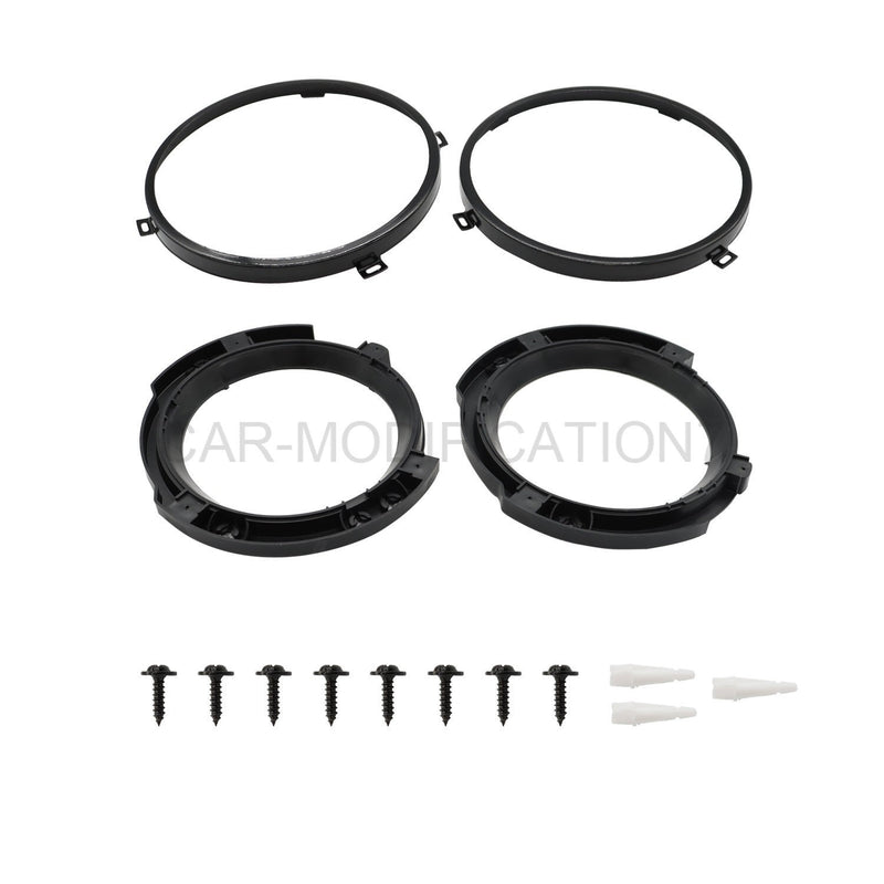 DURAFORCE 7" Headlight Mount Bracket Ring Set for 2007-2018 Jeep Wrangler JK