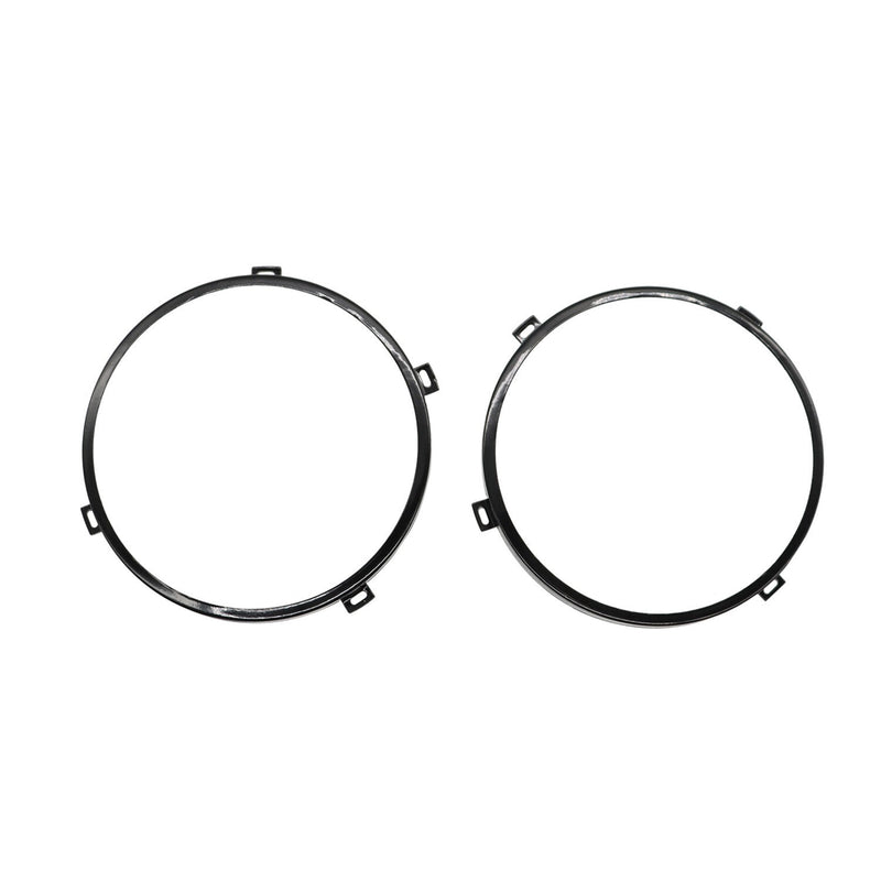 DURAFORCE 7" Headlight Mount Bracket Ring Set for 2007-2018 Jeep Wrangler JK