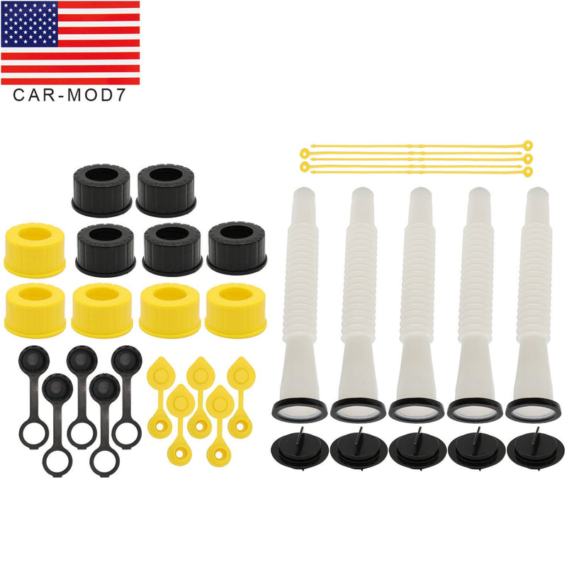 DURAFORCE 5 Sets Gas Can Spouts Replacement for Blitz, Midwest, Scepter & Briggs Stratton