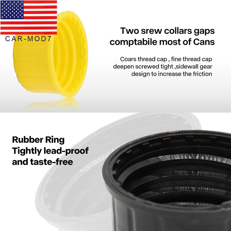 DURAFORCE 5 Sets Gas Can Spouts Replacement for Blitz, Midwest, Scepter & Briggs Stratton