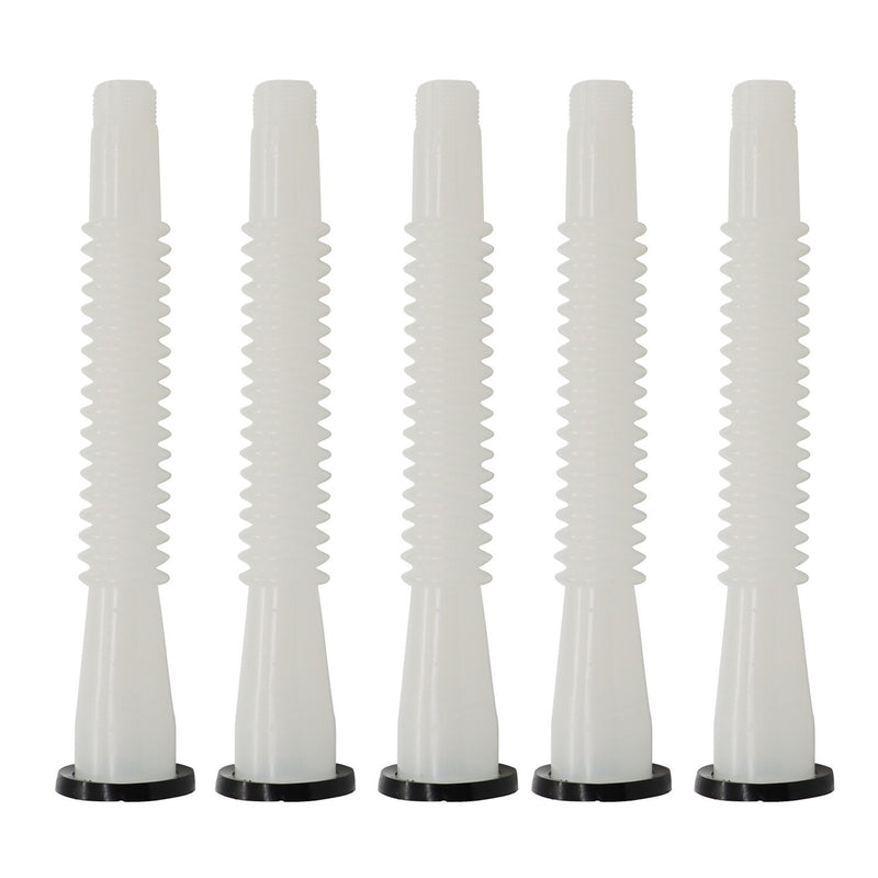 DURAFORCE 5 Sets Gas Can Spouts Replacement for Blitz, Midwest, Scepter & Briggs Stratton