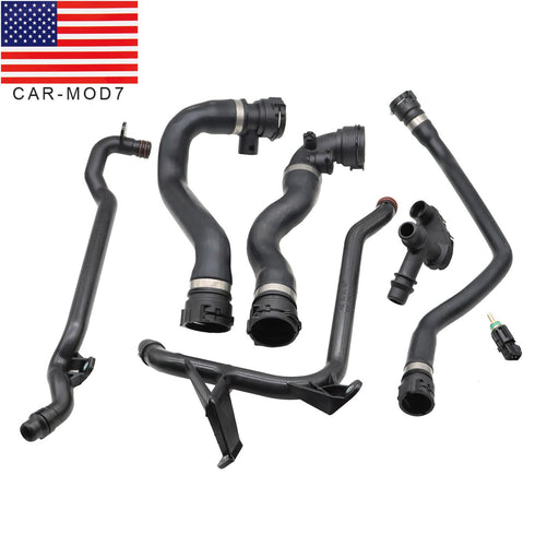 DURAFORCE 7 Pcs Expansion Tank Coolant Radiator Hose Kit for BMW 323 325 328 330 New