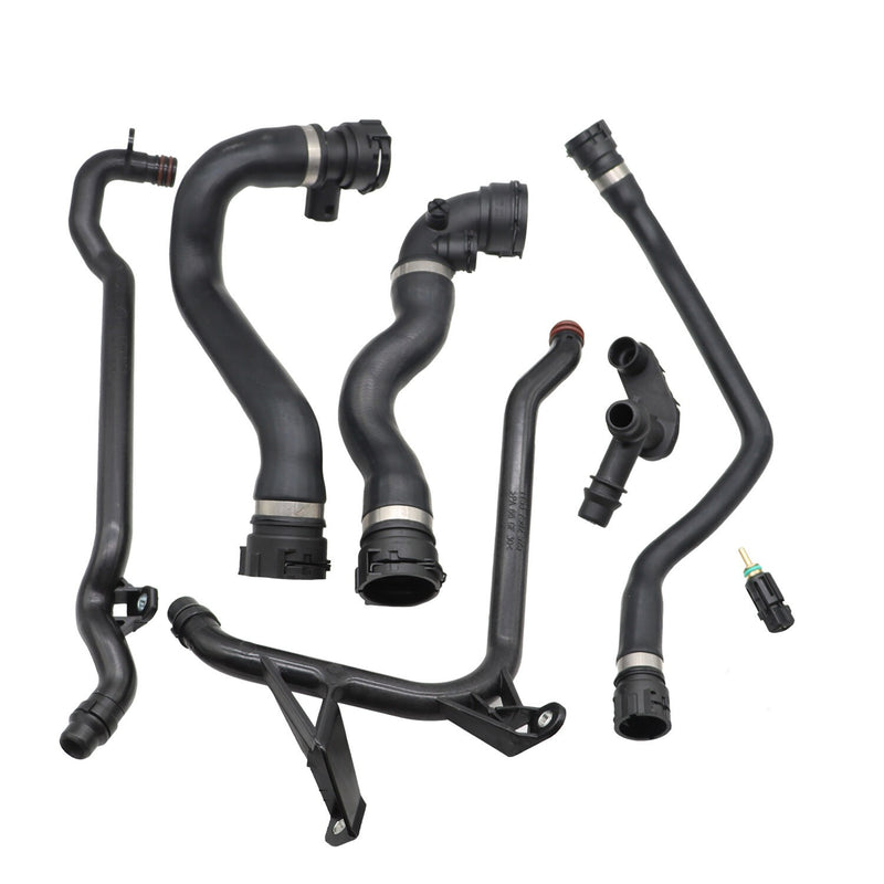 DURAFORCE 7 Pcs Expansion Tank Coolant Radiator Hose Kit for BMW 323 325 328 330 New