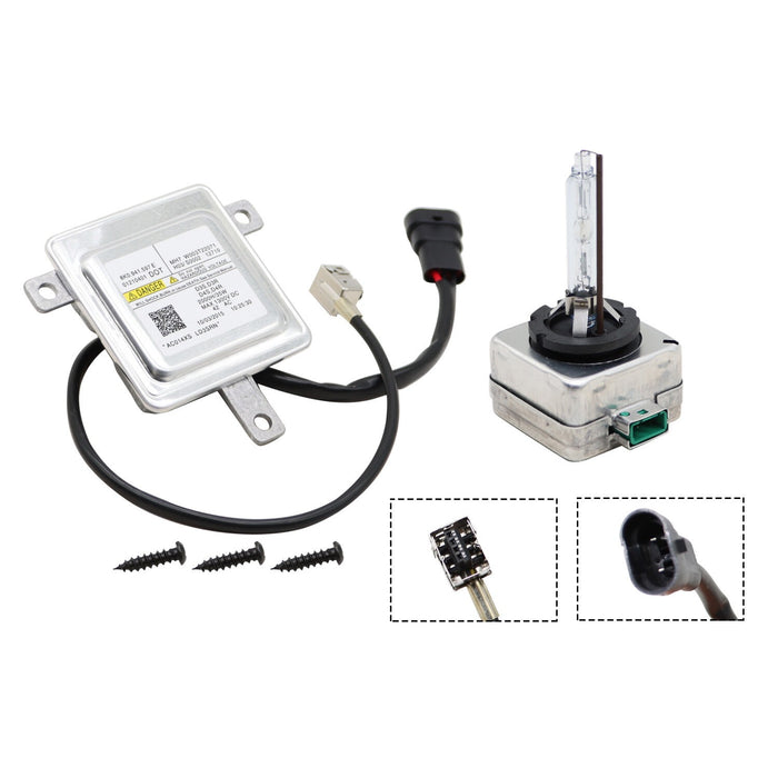 DURAFORCE 8K0941597E Xenon HID Ballast & D3S Bulb for Audi A4 A5 VW Headlight Unit