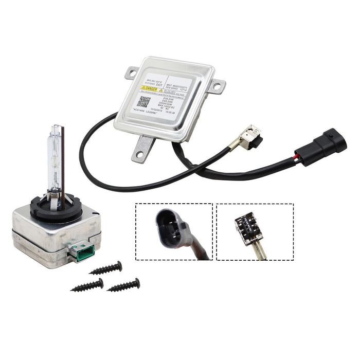 DURAFORCE 8K0941597E Xenon HID Ballast & D3S Bulb for Audi A4 A5 VW Headlight Unit