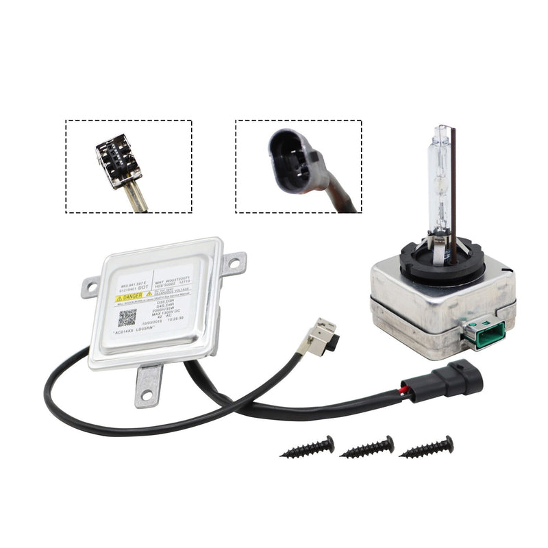 DURAFORCE 8K0941597E Xenon HID Ballast & D3S Bulb for Audi A4 A5 VW Headlight Unit