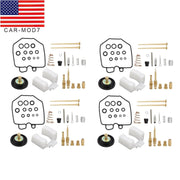 DURAFORCE 4pc Carburetor Repair Rebuild Kit for Honda CB900C CB900F CB1000C 1980-83