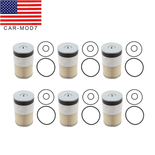 DURAFORCE 6-Pack Fleetguard FS19765 CoralFly Fuel Water Separator Filter Replacement