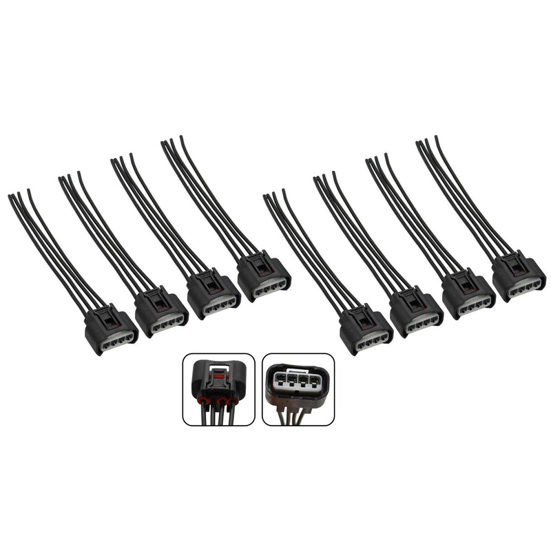 DURAFORCE 8 Ignition Coil Connector Plug Harness for Lexus RX350 Toyota Camry Sienna