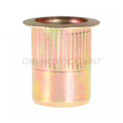 DURAFORCE 50Pcs 3/8-16 Zinc Plated Carbon Steel Rivet Nut Rivnut Insert Nutsert
