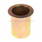 DURAFORCE 50Pcs 3/8-16 Zinc Plated Carbon Steel Rivet Nut Rivnut Insert Nutsert