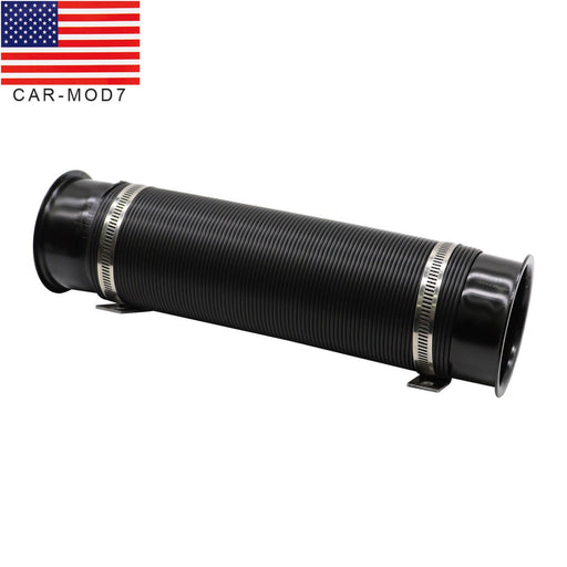 DURAFORCE 76MM Adjustable Flexible Turbo Cold Air Intake Pipe Duct Hose for Car