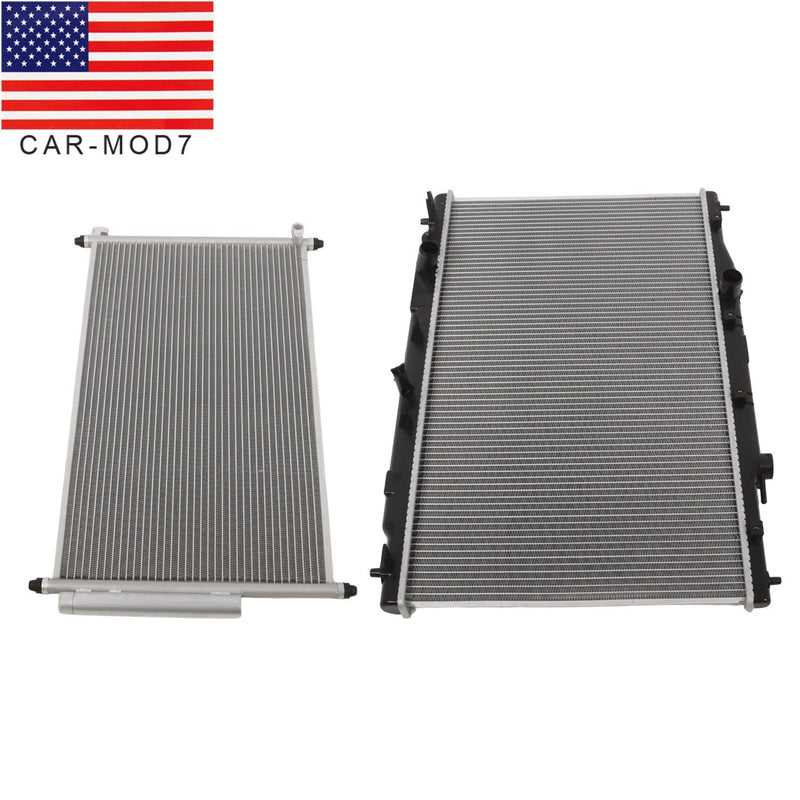 DURAFORCE Aluminum Radiator & A/C Condenser Kit for 2012-14 Honda CR-V 2.4L L4