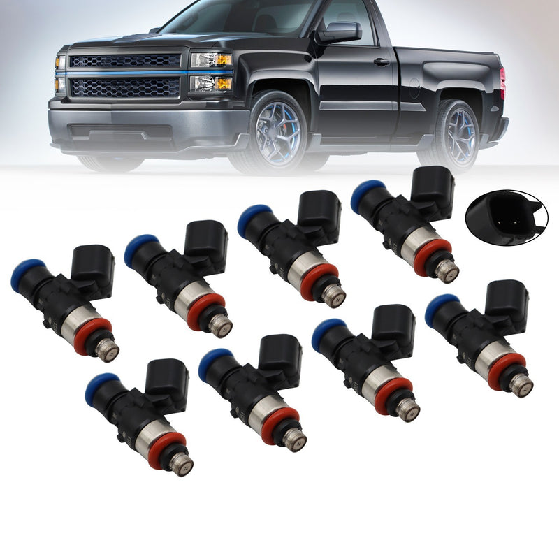 DURAFORCE 8pcs 42LB Fuel Injectors for 06-15 Chevrolet Corvette LS3 L99 Camaro