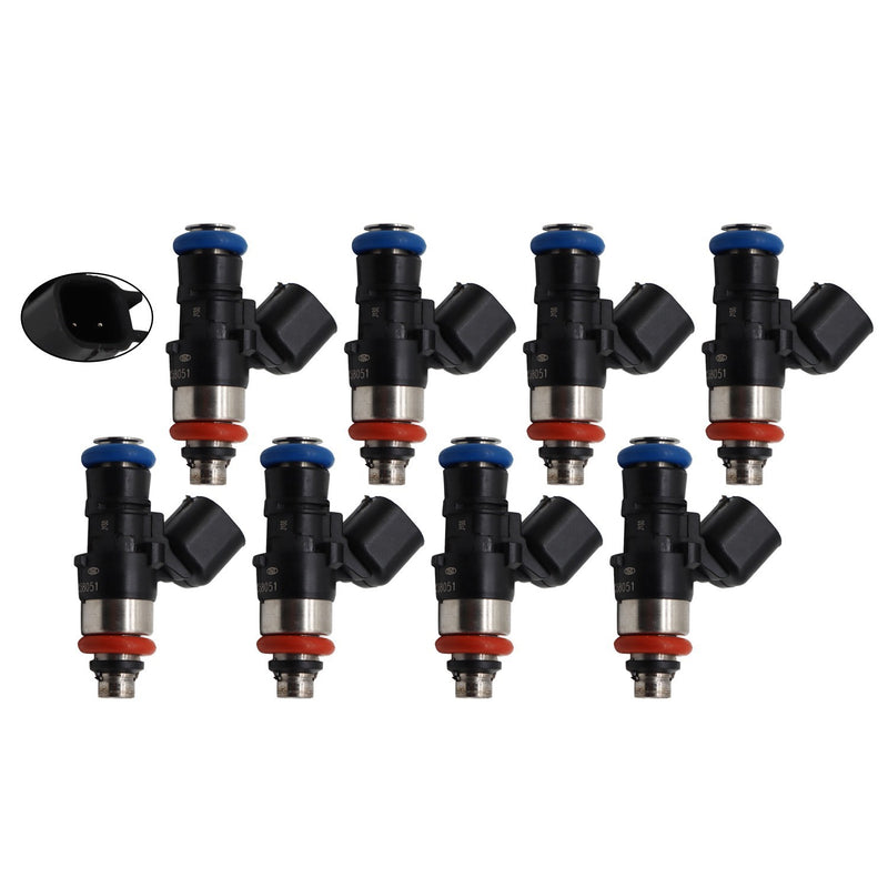 DURAFORCE 8pcs 42LB Fuel Injectors for 06-15 Chevrolet Corvette LS3 L99 Camaro