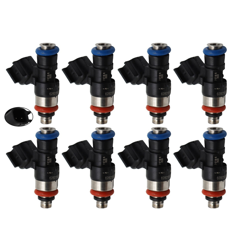 DURAFORCE 8pcs 42LB Fuel Injectors for 06-15 Chevrolet Corvette LS3 L99 Camaro