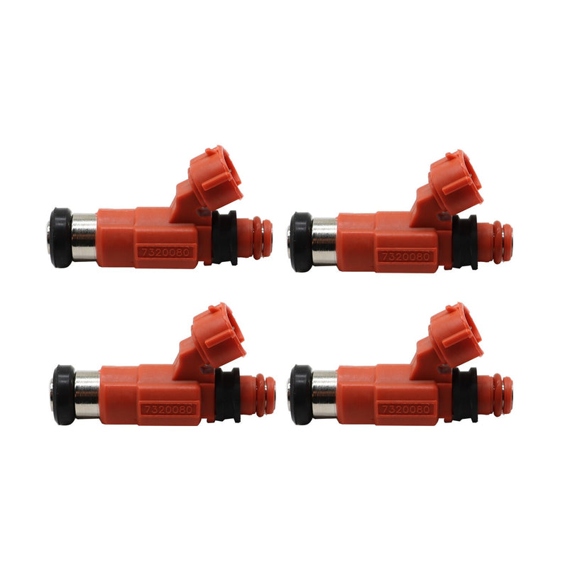 DURAFORCE 4PCS Fuel Injectors for Suzuki Outboard DF115 DF100 DF90 DF140 INP771 CDH210