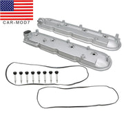 DURAFORCE Aluminum Valve Cover with Gasket & Bolts for 99-09 Chevy Silverado GMC Yukon