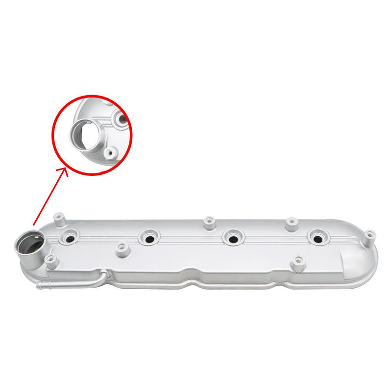 DURAFORCE Aluminum Valve Cover with Gasket & Bolts for 99-09 Chevy Silverado GMC Yukon