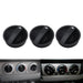 DURAFORCE Set of 3 AC Climate Control Knobs for Toyota Tacoma 2005-2011 65551820A