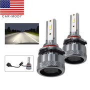 DURAFORCE 9005 LED Headlight Bulbs Kit 6500K 20000LM High Low Beam 2PCS Super Bright
