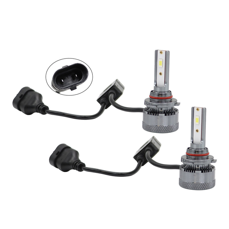 DURAFORCE 9005 LED Headlight Bulbs Kit 6500K 20000LM High Low Beam 2PCS Super Bright
