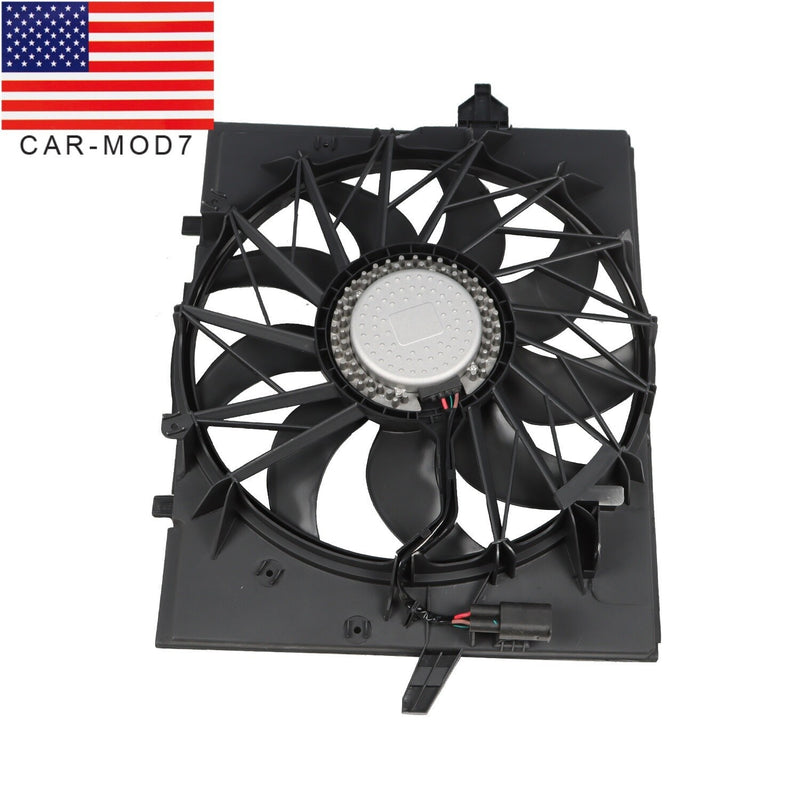 DURAFORCE BMW 621-211 Radiator Cooling Fan 17427543282 for 525i 528i 530i 645Ci 750i 04-09