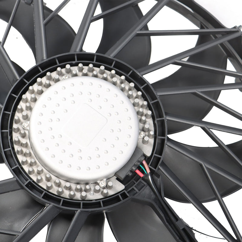 DURAFORCE BMW 621-211 Radiator Cooling Fan 17427543282 for 525i 528i 530i 645Ci 750i 04-09