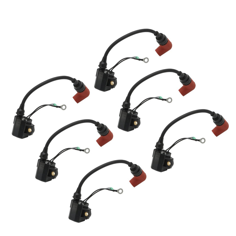DURAFORCE 6Pcs Outboard Ignition Coil for Yamaha 100-225HP 6R3-85570-01-00