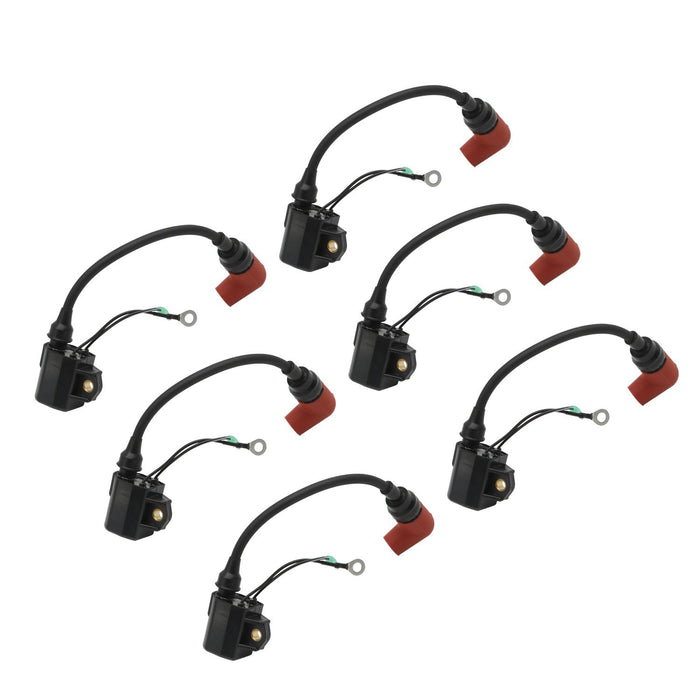 DURAFORCE 6Pcs Outboard Ignition Coil for Yamaha 100-225HP 6R3-85570-01-00