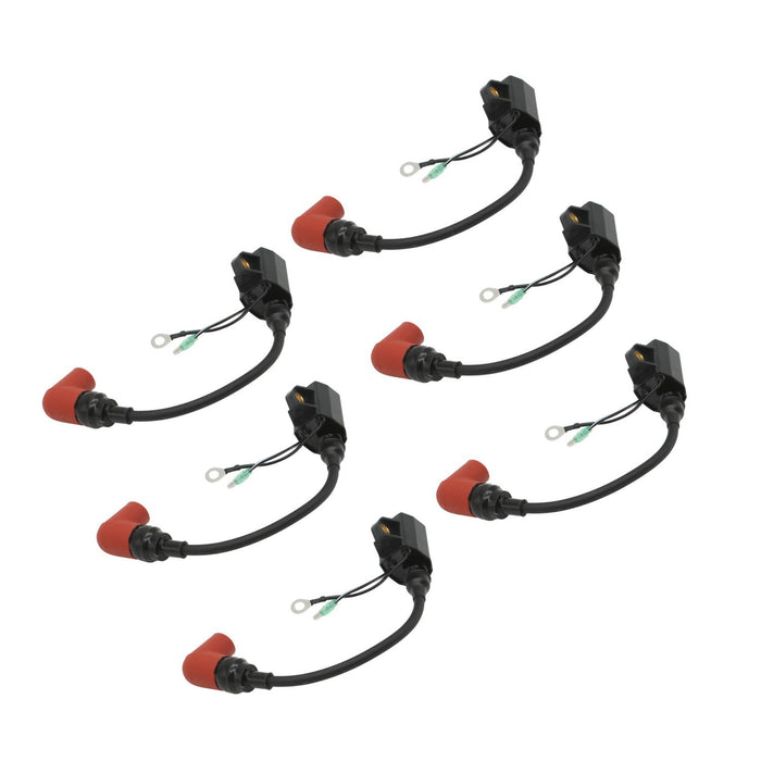 DURAFORCE 6Pcs Outboard Ignition Coil for Yamaha 100-225HP 6R3-85570-01-00