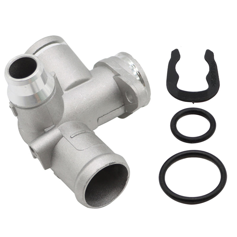DURAFORCE Aluminum Coolant Hose Flange Audi A4 B7 2.0L/2.0T 2005-09 06D121132C New