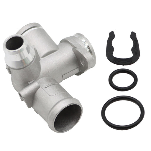 DURAFORCE Aluminum Coolant Hose Flange Audi A4 B7 2.0L/2.0T 2005-09 06D121132C New