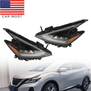 DURAFORCE LED Headlight Pair for 2019-2021 Nissan Murano Driver & Passenger Side
